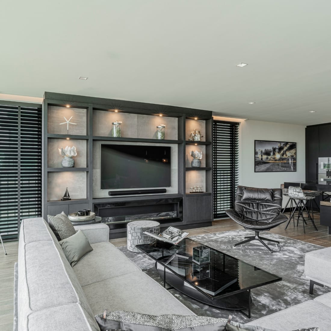 verlichting in penthouse aan zee door domotiQa