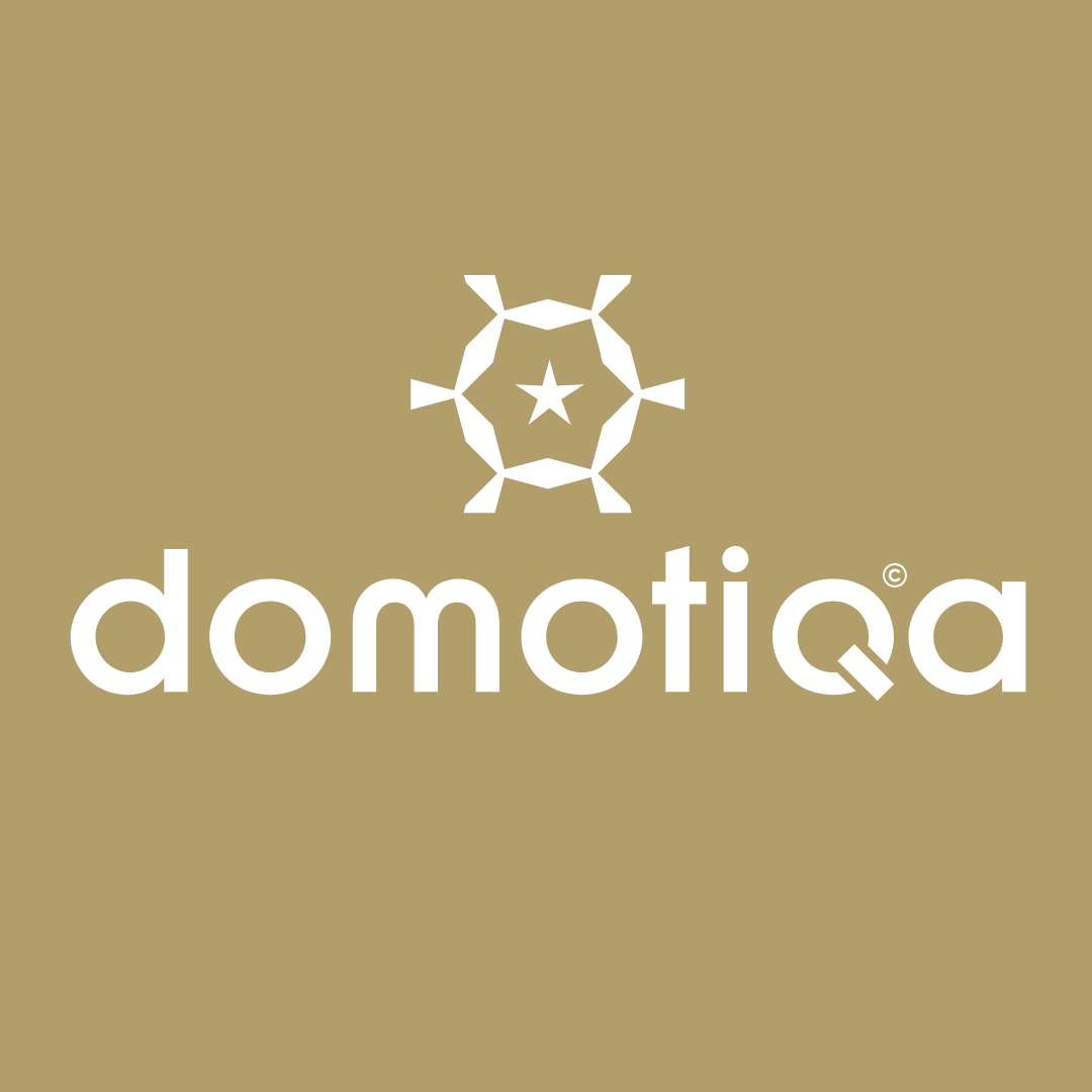 Domotiqa logo goud